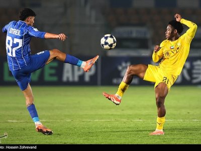 دیدار تیم‌های فوتبال استقلال و الوصل امارات