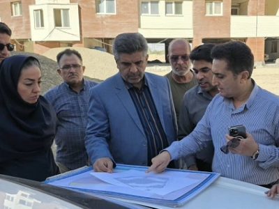 بازدید عضو هیأت مدیره شرکت عمران شهرهای جدید از پروژههای عمرانی