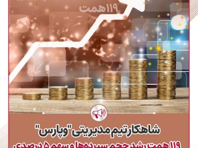 سهم ۵ درصدی ‌از کل ارزش بازار بانک‌های بورسی در اختیار وپارس
