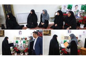 ابلاغ پیام وزیر تعاون، کار و رفاه اجتماعی به خانواده شهید نوجوان