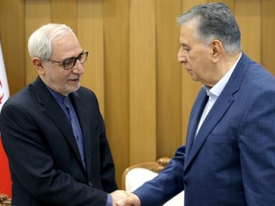 دیدار سفیر جدید ایران در رومانی با رئیس اتاق ایران