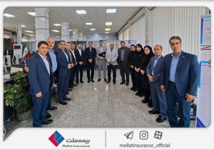 بازدید مدیر عامل بیمه ملت از شعب کرمانشاه