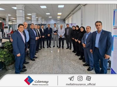 بازدید مدیر عامل بیمه ملت از شعب کرمانشاه