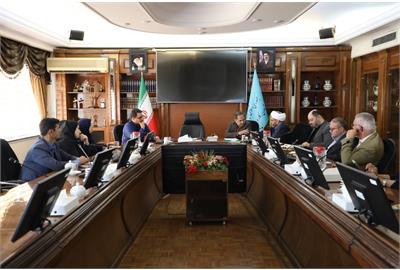 نشست مشترک مسئولان وزارت کار با نمایندۀ رهبری و رئیس موسسه اطلاعات برگزار شد
