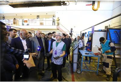 وزیر کار از اردو آماده سازی تیم ملی مهارت ایران بازدید کرد