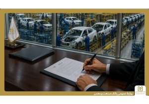 بانک صنعت و معدن پشتیبان صنعت خودرو