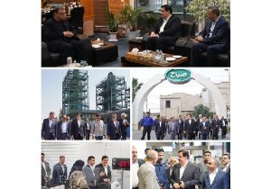 بازدید مدیر عامل بانک ملت از مجموعه های تولیدی و صنعتی استان گلستان