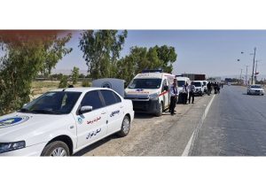 حضور بیمه ایران در پایانه مرزی باشماق برای خدمت رسانی به زائران اربعین
