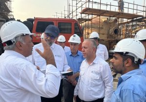 بازدید رئیس هیات عامل ایدرو از پالایشگاه سوم پارس جنوبی