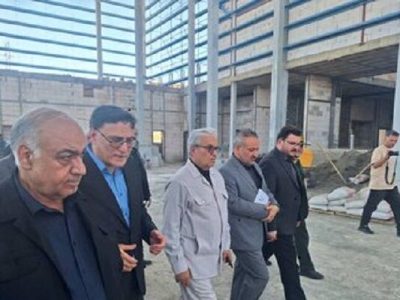 بازدید مدیر عامل شرکت ساخت و توسعه از روند ساخت ایستگاه راهآهن سبزوار
