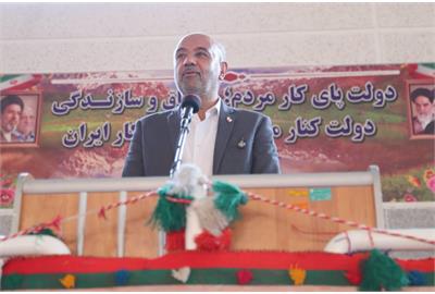 وزیر کار پیام رئیس جمهور را به مردم سیسخت ابلاغ کرد