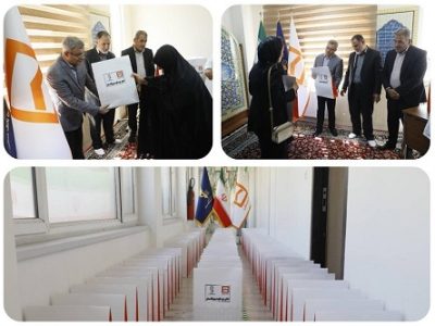 نوشت افزارهای اهدایی بانک مسکن به دانش آموزان رسید