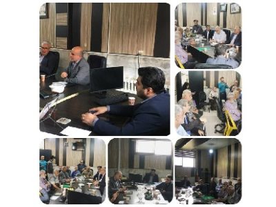 نشست هماندیشی مدیر بیمه دی استان مازندران با صندوق بازنشستگان فولاد
