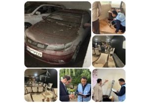 حضور میدانی کارشناسان بیمه دی در مناطق سیل‌زده مازندران