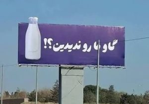 کمپین «گاو ما رو ندیدین؟» از تهران آغاز شد