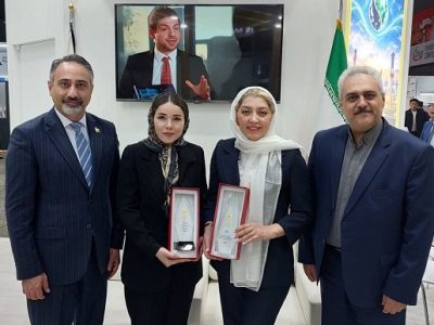 تجلیل از پاویون اتاق تهران در نمایشگاه نفت و گاز قزاقستان با اعطای دو جایزه