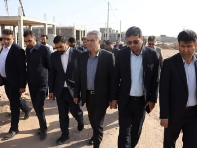 تأمین همزمان زیرساختها و خدمات شهرک شهید انتظاریان اردکان