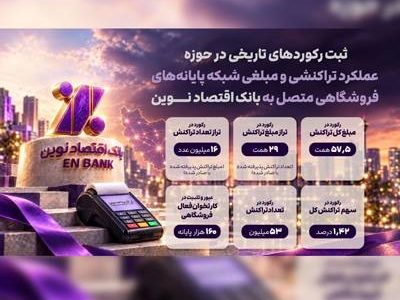 ثبت رکوردهای تاریخی در پرداخت نوین