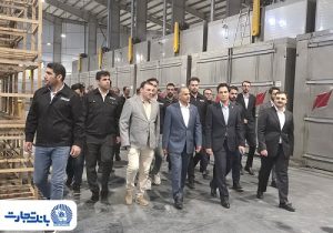 بازدید مدیر عامل بانک تجارت از شرکت «آکو باتری»