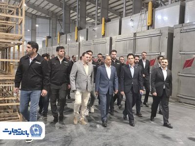 بازدید مدیر عامل بانک تجارت از شرکت «آکو باتری»
