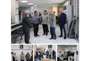 بازدید میدانی مدیر عامل بانک سپه از شعب استان هرمزگان