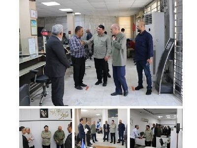 بازدید میدانی مدیر عامل بانک سپه از شعب استان هرمزگان