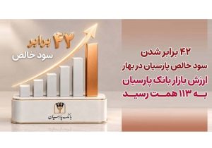 ارزش بازار بانک پارسیان به ۱۱۳ هزار میلیارد تومان رسید