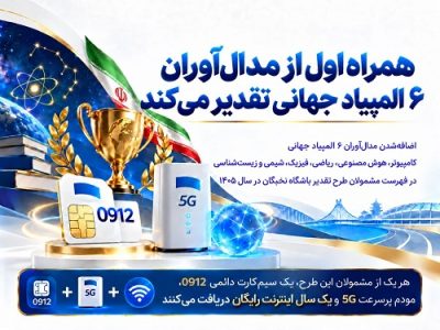 همراه اول از مدال آوران ۶ المپیاد جهانی تقدیر میکند