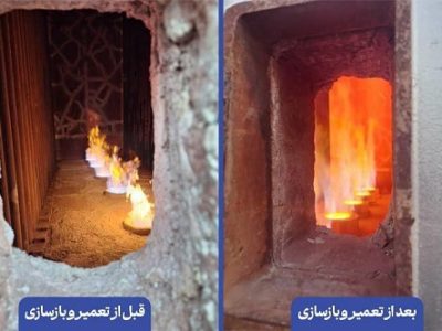کاهش ۷ درصدی مصرف سوخت کوره ۲۰۱ با نوآوری در سیستم مشعل